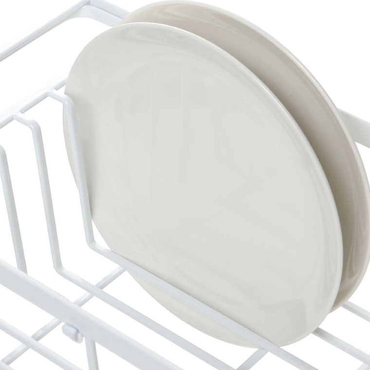 伸縮水切りワイヤーバスケット タワー 山崎実業 tower ホワイト/ブラック 3492 3493 / タワーシリーズ