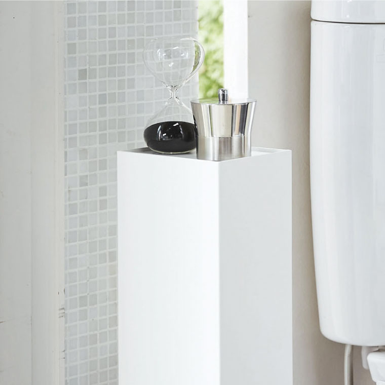 スリムトイレラック タワー 山崎実業 tower ホワイト/ブラック 3509 3510 タワーシリーズ