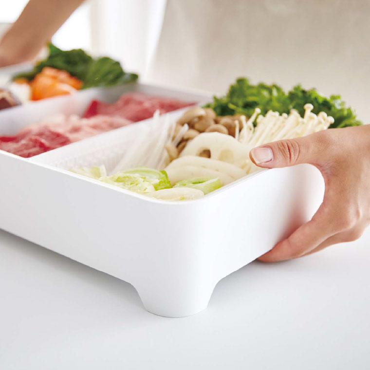 卓上水切りトレー 角型 タワー 山崎実業 tower ホワイト/ブラック 3514 3515 タワーシリーズ