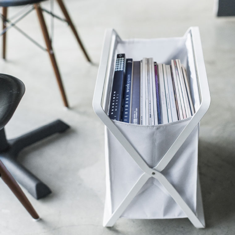 手荷物収納ボックス タワー 山崎実業 tower ホワイト/ブラック 3544 3545 タワーシリーズ