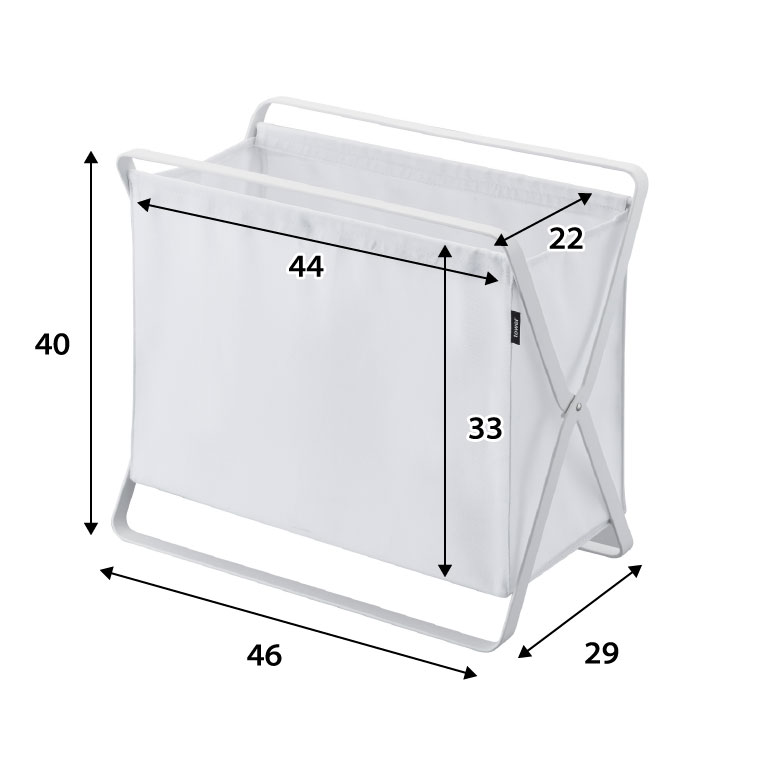 手荷物収納ボックス タワー 山崎実業 tower ホワイト/ブラック 3544 3545 タワーシリーズ