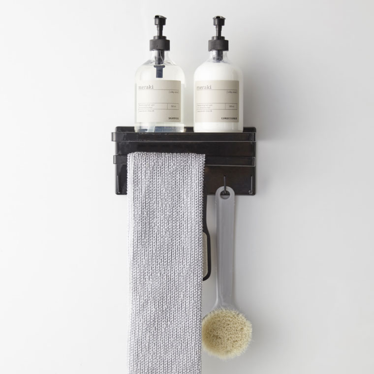 マグネットバスルーム多機能ラック タワー 山崎実業 tower ホワイト/ブラック 3548 3549 タワーシリーズ マグネット