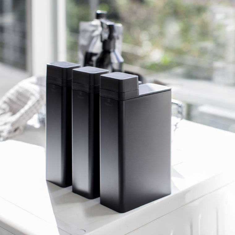 詰め替え用ランドリーボトル タワー 山崎実業 tower ホワイト/ブラック 3587 3588 タワーシリーズ