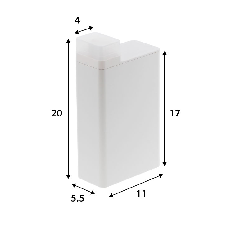 詰め替え用ランドリーボトル タワー 山崎実業 tower ホワイト/ブラック 3587 3588 タワーシリーズ