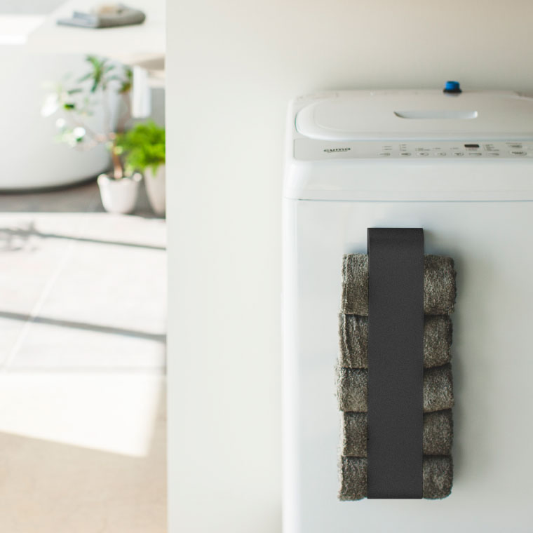 マグネットタオルホルダー タワー 山崎実業 tower ホワイト/ブラック 3617 3618 タワーシリーズ マグネット