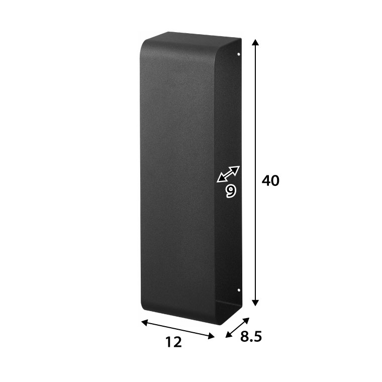 マグネットバスタオルホルダー タワー 山崎実業 tower ホワイト/ブラック 3619 3620 タワーシリーズ マグネット