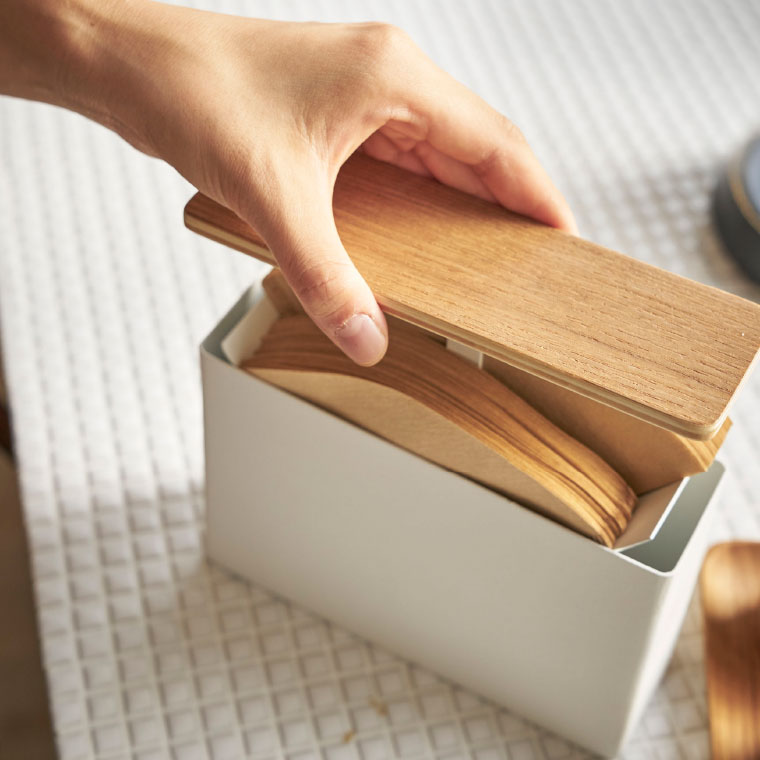 コーヒーペーパーフィルターケース トスカ 山崎実業 tosca ホワイト 3802 タワーシリーズ