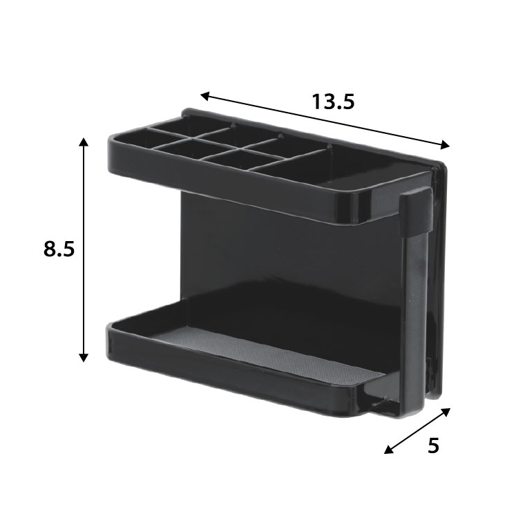 マグネットバスルームトゥースブラシスタンド タワー 山崎実業 tower 歯ブラシホルダー ホワイト/ブラック 3807 3808 タワーシリーズ マグネット