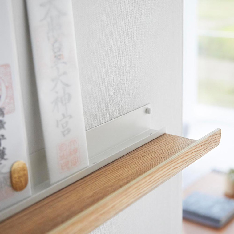 RIN 石こうボード壁対応神棚 リン 神具セット 山崎実業 3658 3659 ブラウン ナチュラル