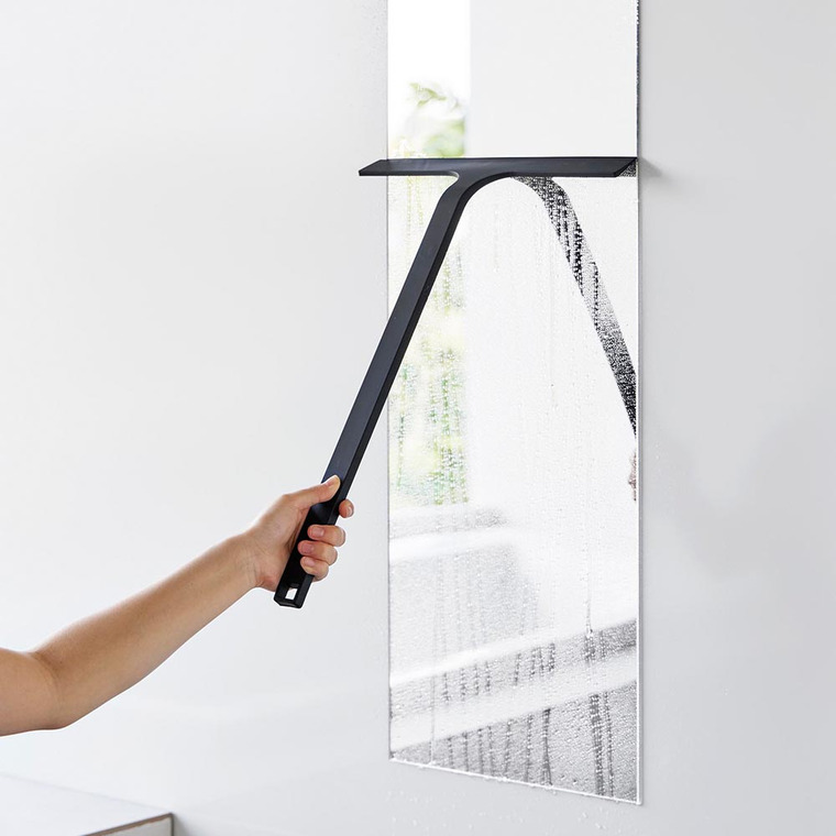 山崎実業 tower マグネット水切りワイパー タワー ロング お風呂 2005 2006 ホワイト ブラック