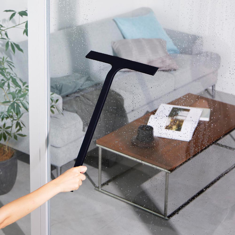 山崎実業 tower マグネット水切りワイパー タワー ロング お風呂 2005 2006 ホワイト ブラック