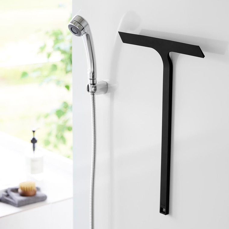 山崎実業 tower マグネット水切りワイパー タワー ロング お風呂 2005 2006 ホワイト ブラック