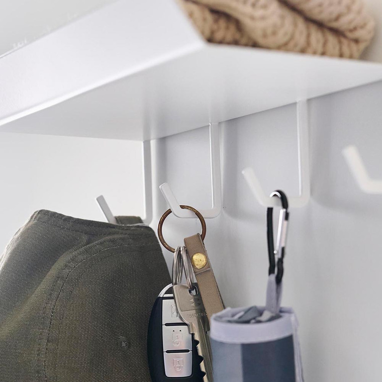 山崎実業 tower フック付きマグネット手袋ホルダー タワー 山崎実業 tower 1971 1972 ホワイト ブラック