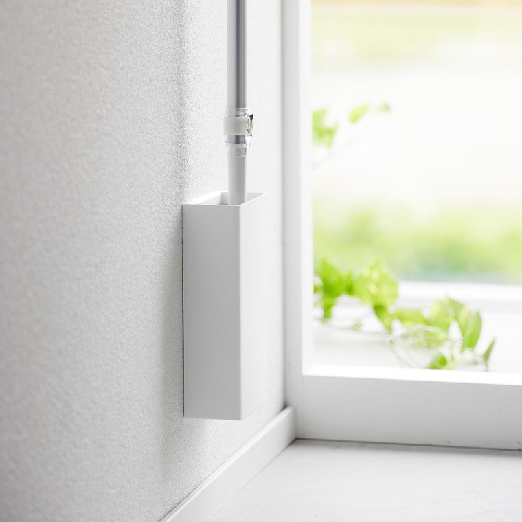 山崎実業 tower 石こうボード壁対応トイレワイパーホルダー タワー 収納 1995 1996 ホワイト ブラック