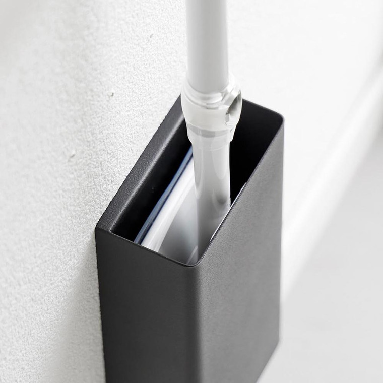 山崎実業 tower 石こうボード壁対応トイレワイパーホルダー タワー 収納 1995 1996 ホワイト ブラック