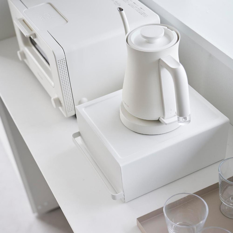 山崎実業 tower 引き出し付きキッチン家電下ラック タワー 山崎実業 tower 2018 2019 ホワイト ブラック