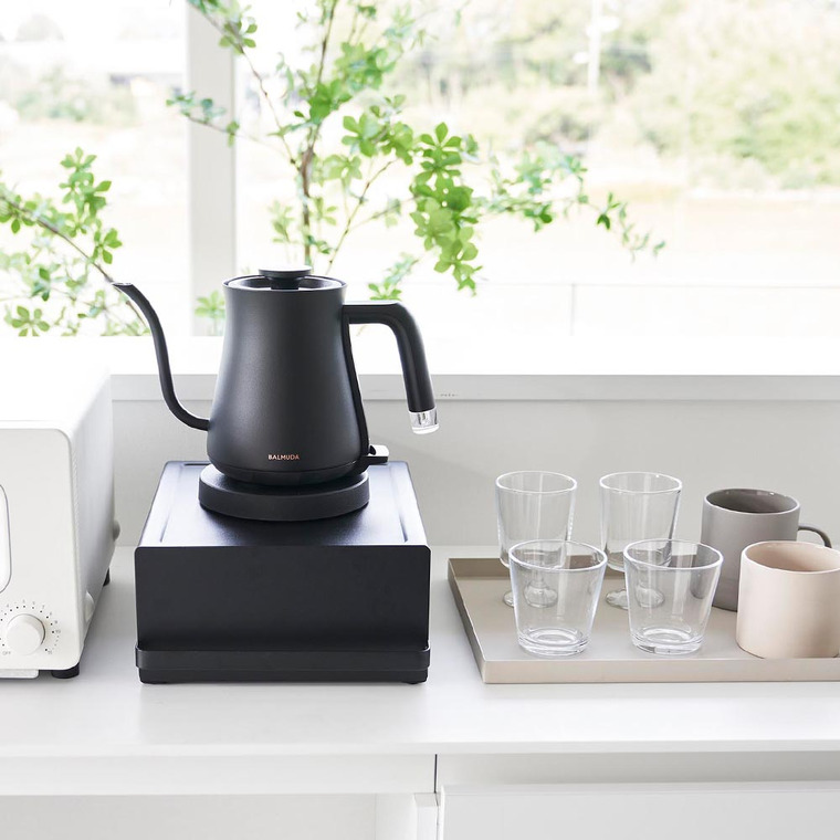 山崎実業 tower 引き出し付きキッチン家電下ラック タワー 山崎実業 tower 2018 2019 ホワイト ブラック