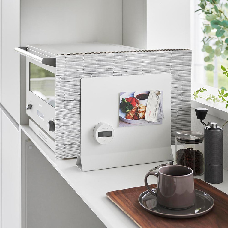 山崎実業 tower ランチョンマットスタンド タワー キッチン 1999 2000 ホワイト ブラック