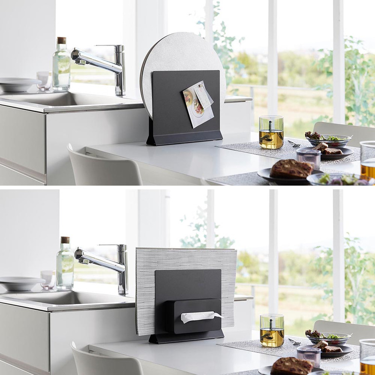 山崎実業 tower ランチョンマットスタンド タワー キッチン 1999 2000 ホワイト ブラック