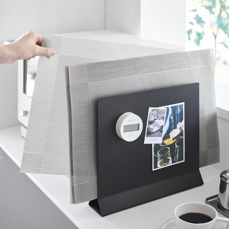 山崎実業 tower ランチョンマットスタンド タワー キッチン 1999 2000 ホワイト ブラック