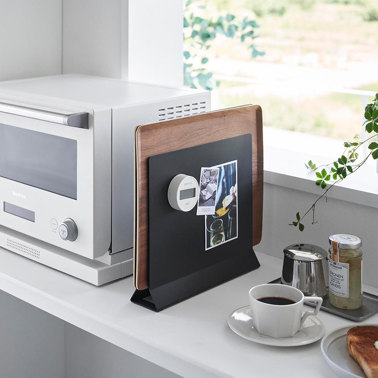 山崎実業 tower ランチョンマットスタンド タワー キッチン 1999 2000 ホワイト ブラック