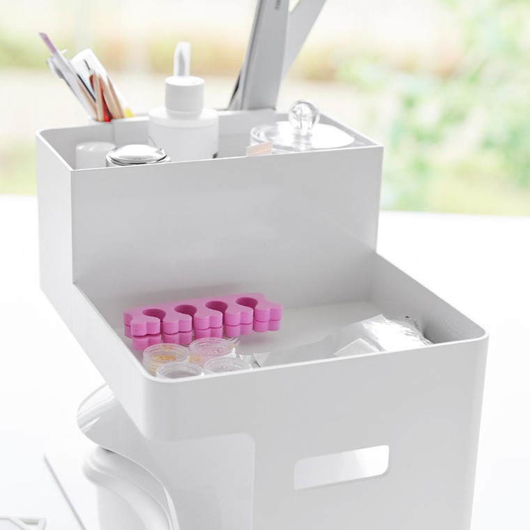 山崎実業 tower ネイルライト&ジェルネイル用品収納ケース タワー 山崎実業 tower 2036 2037 ホワイト ブラック