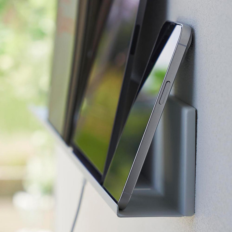 山崎実業 tower 石こうボード壁対応タブレット&ブック棚 タワー 収納 2196 2197 ホワイト ブラック