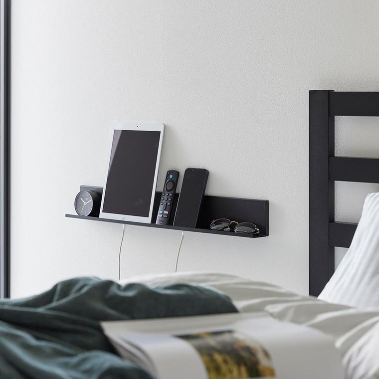 山崎実業 tower 石こうボード壁対応タブレット&ブック棚 タワー 収納 2196 2197 ホワイト ブラック