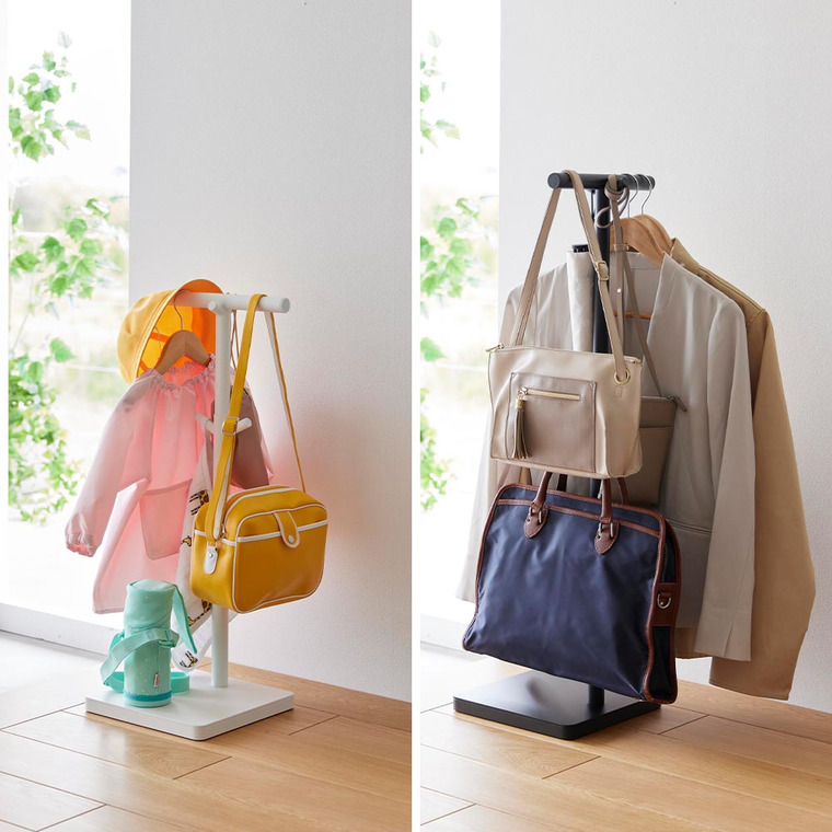 山崎実業 tower 伸縮ランドセルスタンド タワー 山崎実業 tower 4549 4550 ホワイト ブラック