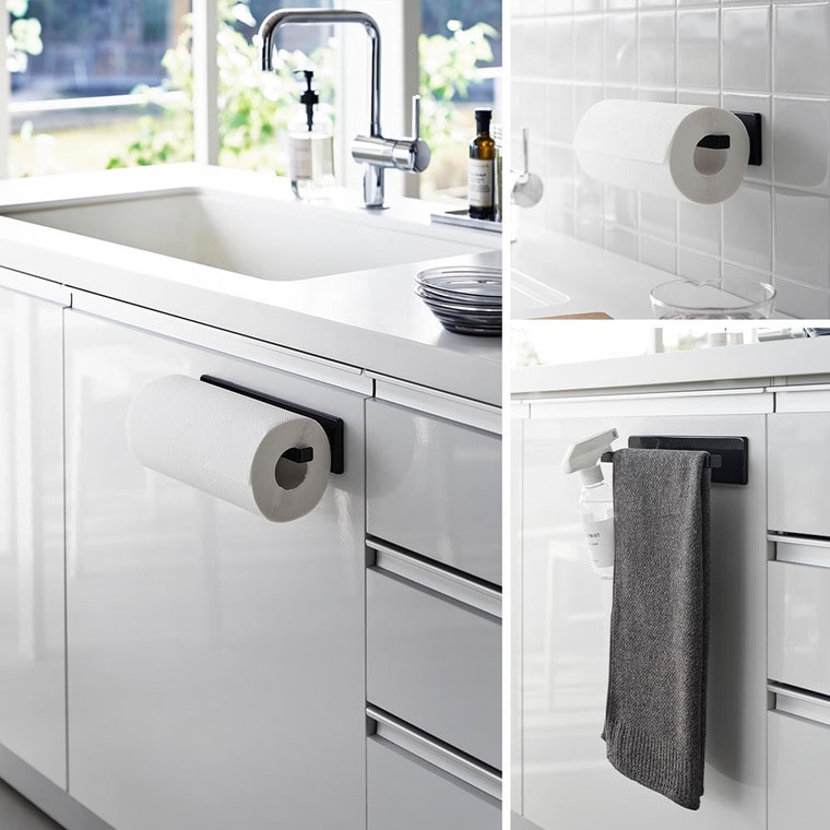 フィルムフックキッチンペーパーホルダー タワー 山崎実業 tower 公式 キッチン 用品 2177 2178 ホワイト ブラック