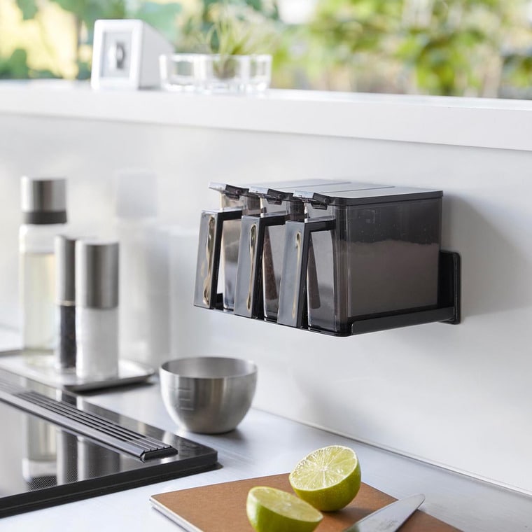 フィルムフック調味料ストッカーラック タワー 山崎実業 tower 公式 調味料ラック 2179 2180 ホワイト ブラック