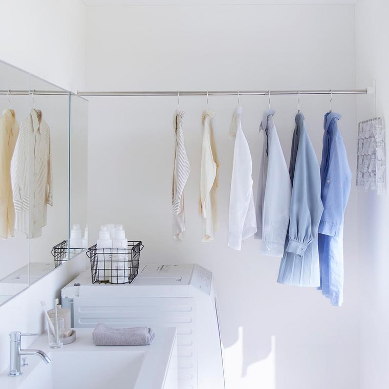 （土・日発送可） 石こうボード壁対応物干し竿ホルダー タワー 2個組 山崎実業 公式 tower 2113 2114 ホワイト ブラック 送料無料