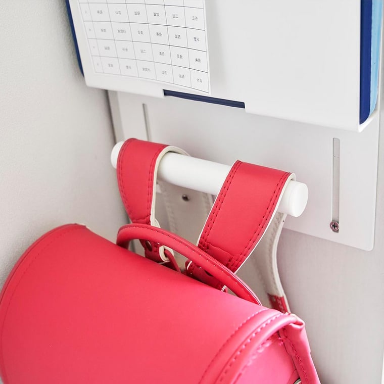 山崎実業 tower カラーボックス横タブレット&ランドセルホルダー タワー 収納 送料無料 2123 2124 ホワイト ブラック