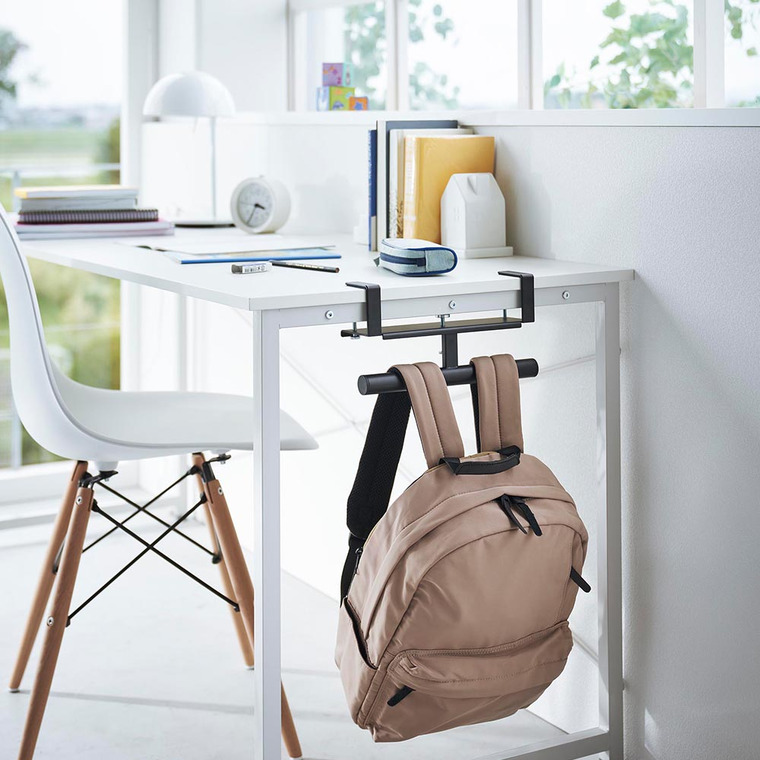 山崎実業 tower デスク横ランドセル&リュックハンガー タワー 収納 送料無料 2030 2031 ホワイト ブラック