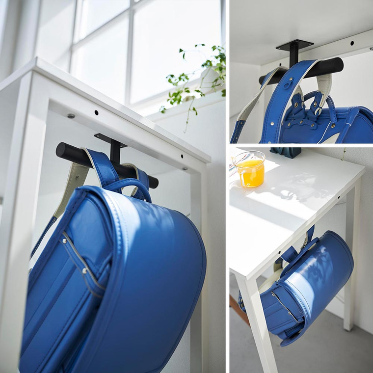 tower デスク下ランドセル&リュックハンガー タワー 山崎実業 収納 2032 2033 ホワイト ブラック