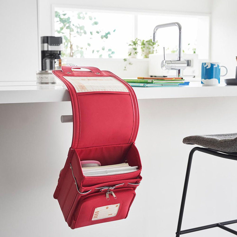 tower デスク下ランドセル&リュックハンガー タワー 山崎実業 収納 2032 2033 ホワイト ブラック