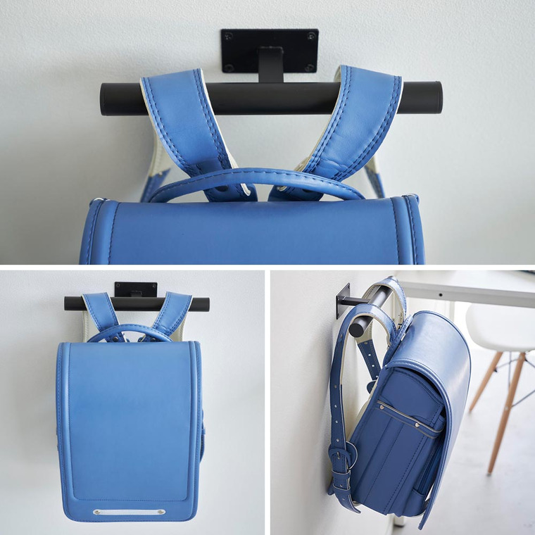 tower デスク下ランドセル&リュックハンガー タワー 山崎実業 収納 2032 2033 ホワイト ブラック