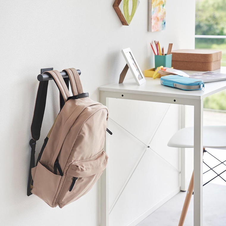 tower デスク下ランドセル&リュックハンガー タワー 山崎実業 収納 2032 2033 ホワイト ブラック