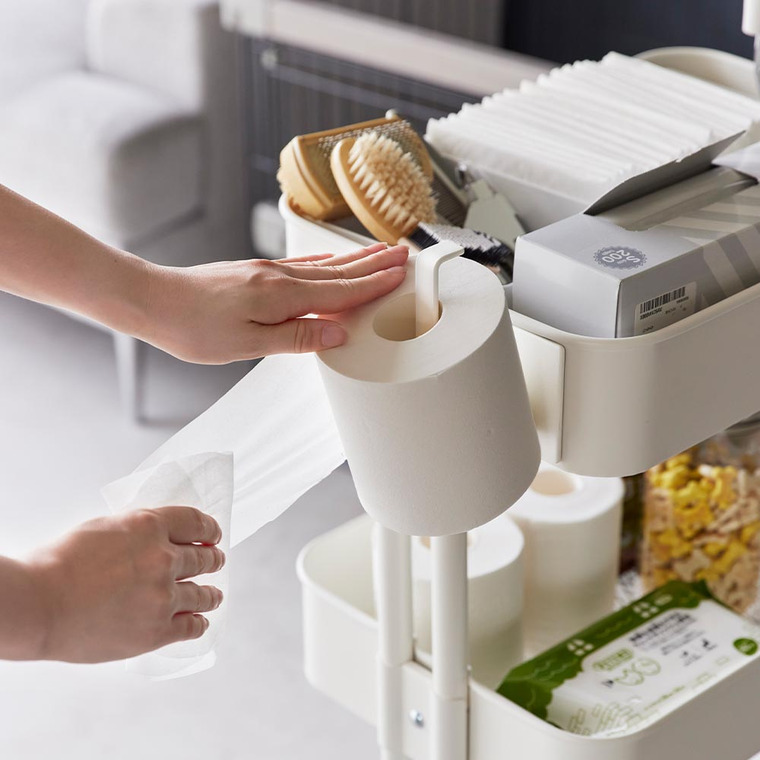 山崎実業 tower マグネットトイレットペーパーホルダー タワー 収納 2111 2112 ホワイト ブラック