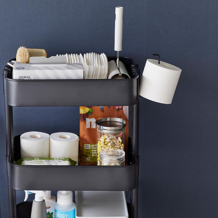 山崎実業 tower マグネットトイレットペーパーホルダー タワー 収納 2111 2112 ホワイト ブラック