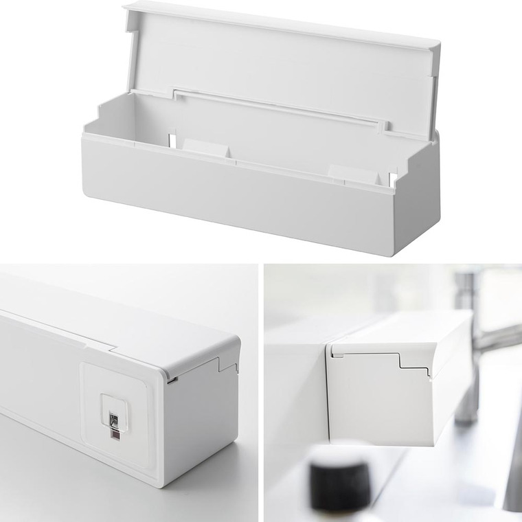 tower フィルムフックまな板シートケース タワー 山崎実業 キッチン 2183 2184 ホワイト ブラック