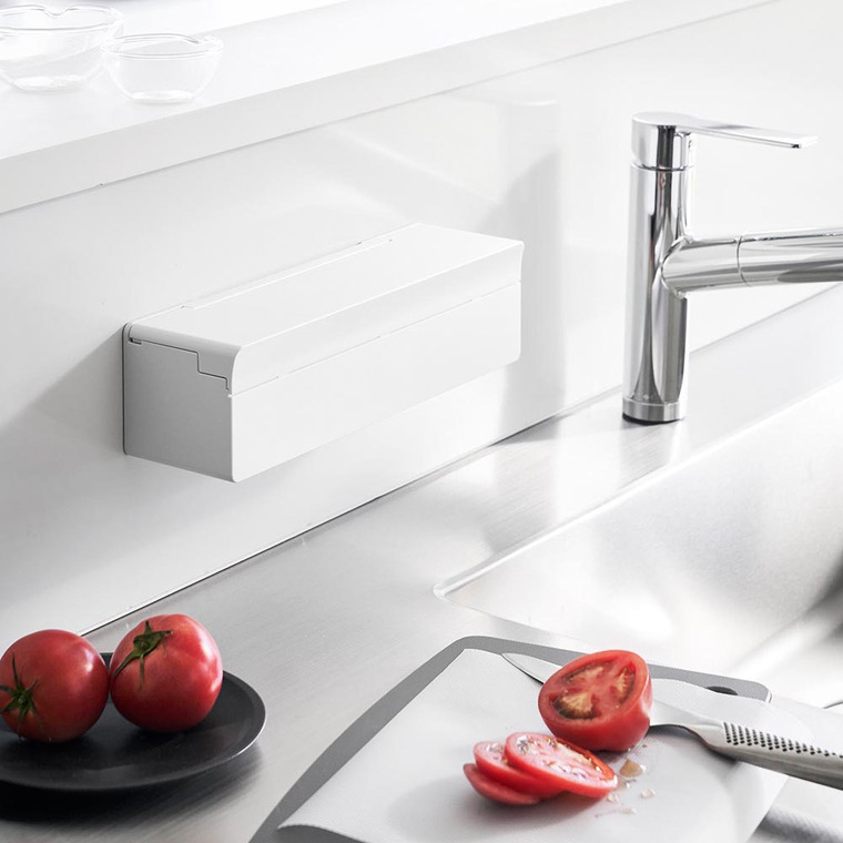 tower フィルムフックまな板シートケース タワー 山崎実業 キッチン 2183 2184 ホワイト ブラック