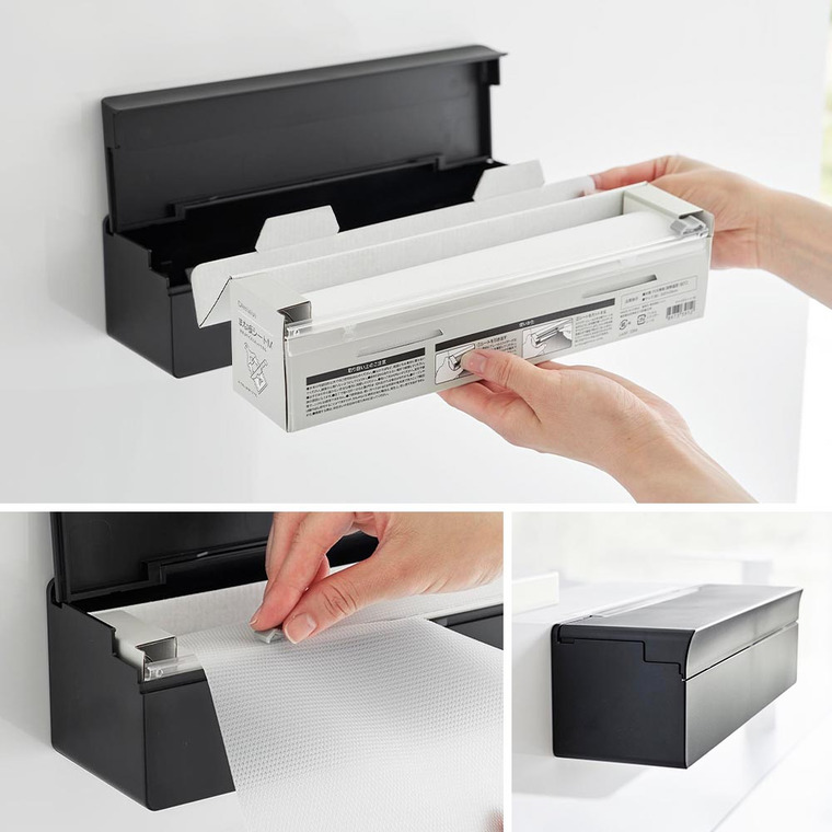 tower マグネットまな板シートケース タワー 山崎実業 キッチン 2190 2191 ホワイト ブラック