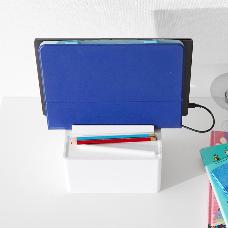 山崎実業 tower 充電ステーション タワー 収納 送料無料 2194 2195 ホワイト ブラック