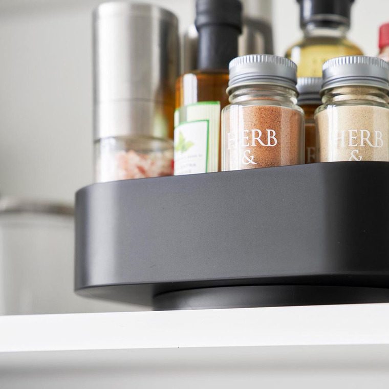 山崎実業 tower 回転式収納ラック タワー スクエア キッチン 2198 2199 ホワイト ブラック