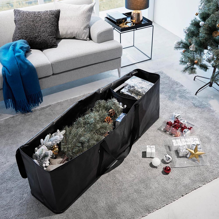 山崎実業 tower クリスマスツリー収納バッグ タワー 収納 6909 6910 ライトグレー ブラック