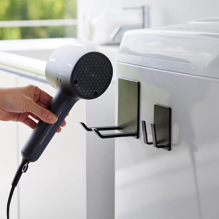 （土・日発送可） マグネットドライヤー&コードホルダー タワー 山崎実業 公式 tower 1739 1740 ホワイト ブラック