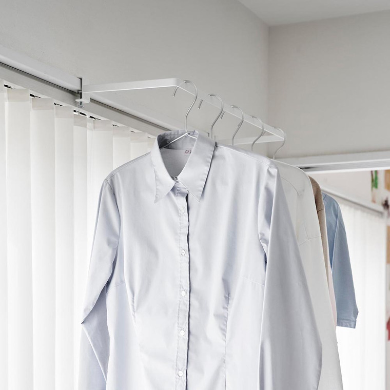 山崎実業 tower 室内物干しハンガー タワー 奥行ワイド