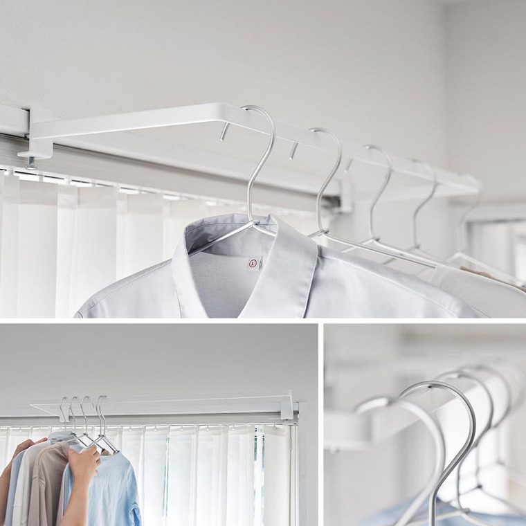 山崎実業 tower 室内物干しハンガー タワー 奥行ワイド