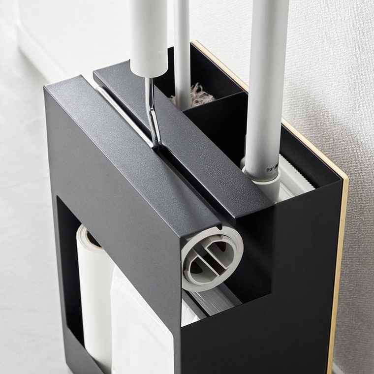 山崎実業 RIN クリーナーツールオーガナイザー リン 収納 送料無料 1745 1746 ブラウン ナチュラル